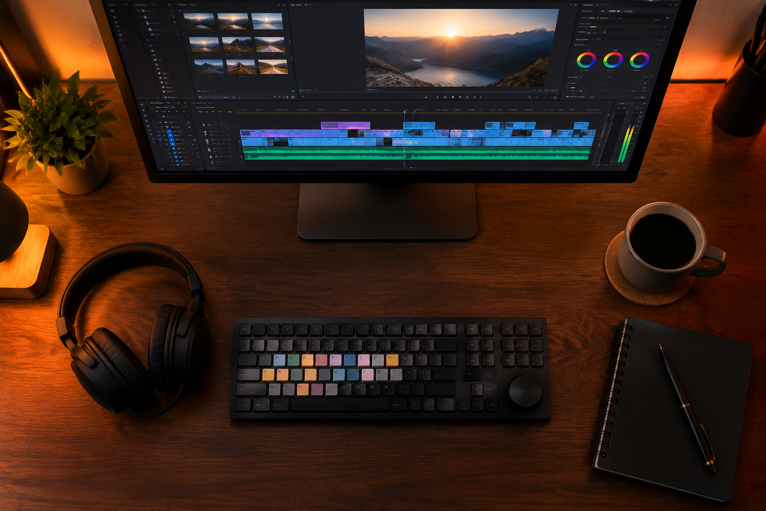 Post-production workstation
